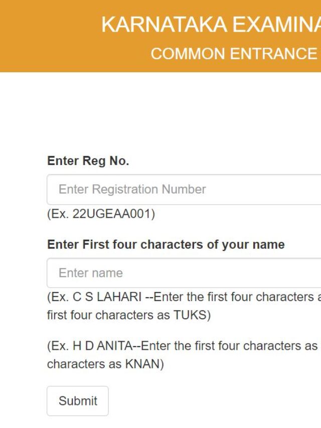 KCET Result 2022 OUT